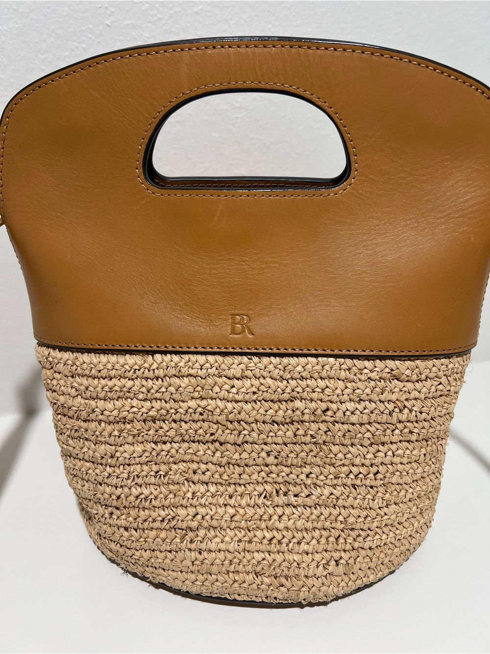 Banana Republic tan Straw-Accent Crossbody Bag - Picture 3 of 6